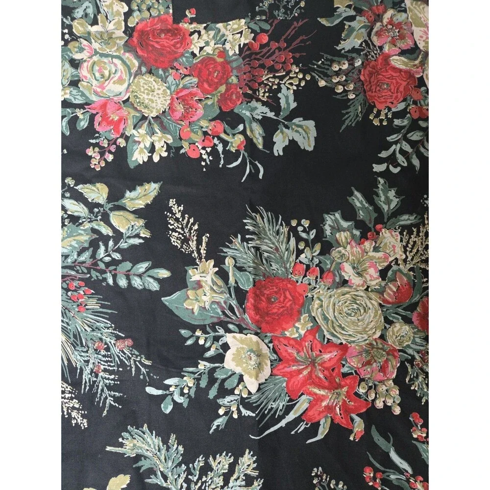 April Cornell Bib Apron Merry Black Country Cottage NEW WITH TAGS